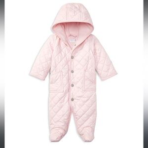 NWT Ralph Lauren Baby Girl Matte Bunting Coat in Pink